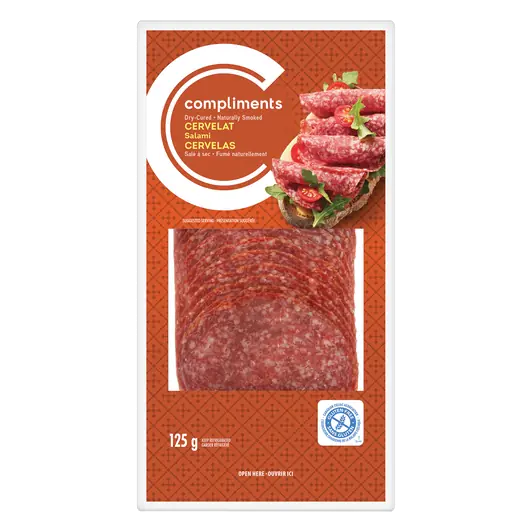Gluten-Free Dry-Cured Salami Cervelat 125 g