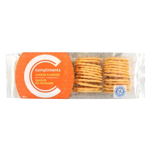 Gluten-Free Rice Crackers Cheese 100 g