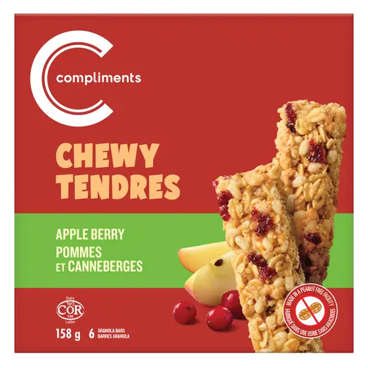 Granola Chewy Apple Berry Bar 158 g