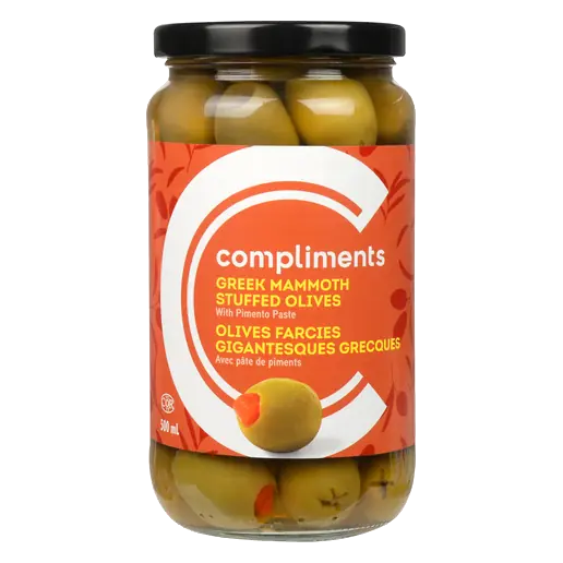 Greek Mammoth Olives Stuffed 500 ml