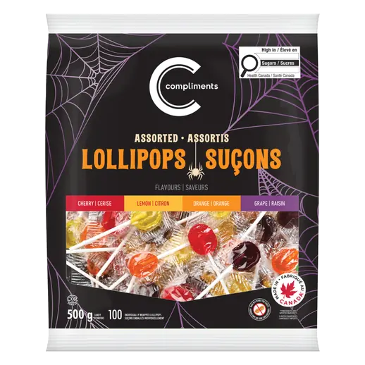 Halloween Lollipops Assorted 500 g