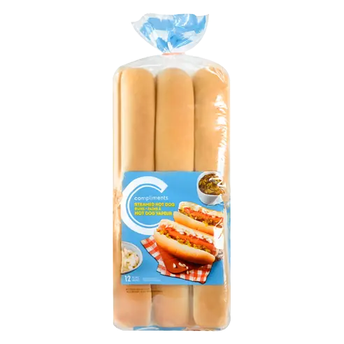 Hot Dog Buns 12 Pack 504 g