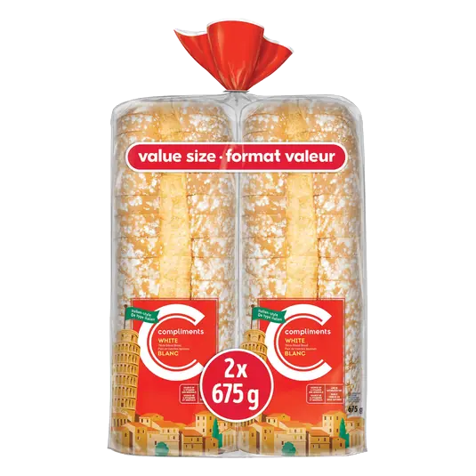 Italian Bread White 2 x 675 g