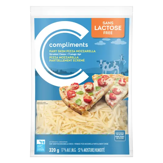Lactose-Free 17% Shredded Cheese Pizza Mozzarella 320 g