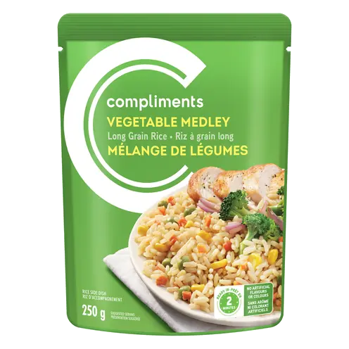 Long Grain Rice Vegetable Medley 250 g