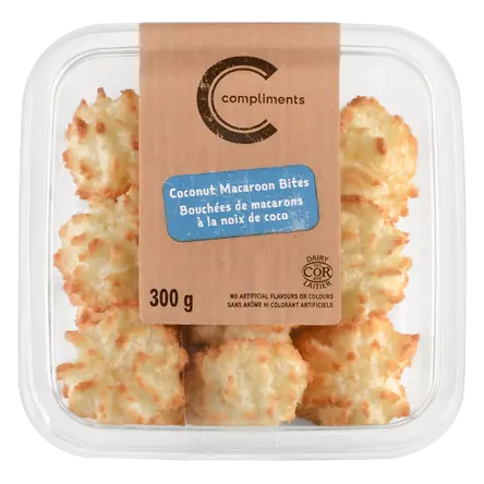 Macaroon Bites Coconut 300 g (frozen)