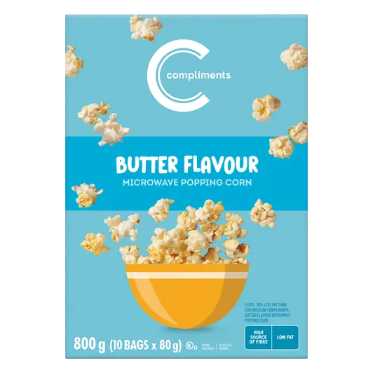 Microwave Popcorn Butter 800 g
