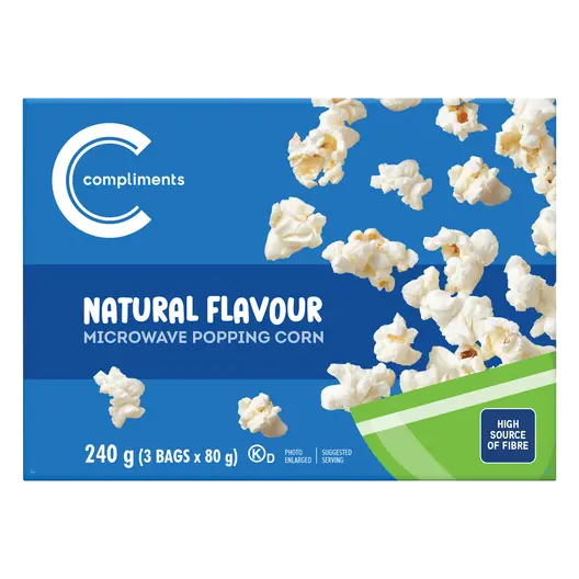 Microwave Popping Corn Natural Flavour 240 g