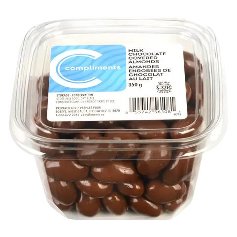 Milk Chocolate Covered Almonds 350 g