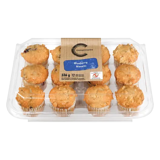 Mini Muffins Blueberry 12 EA 336 g