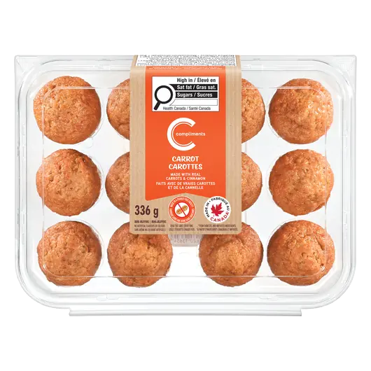 Mini Muffins Carrot 336 g