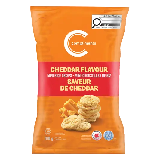 Mini Rice Crisps Cheddar Cheese 100 g