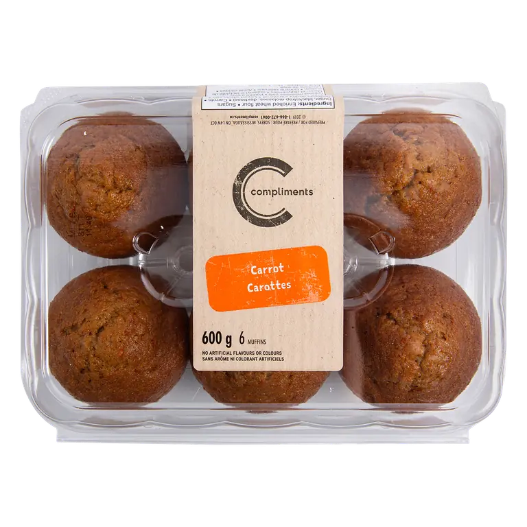 Muffins Carrot 600 g