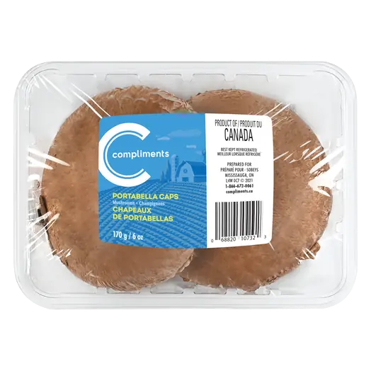Mushroom Portabella Caps 170 g