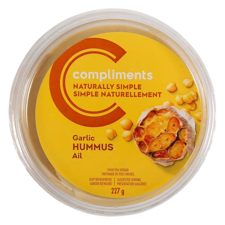 Naturally Simple Hummus Roasted Garlic 227 g