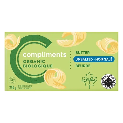 Organic Butter Unsalted 250 g