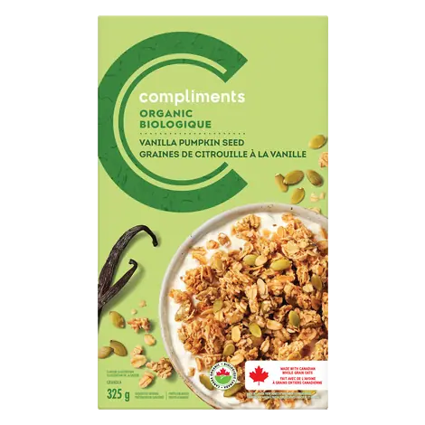 Organic Granola Pumpkin Seed Vanilla 325 g