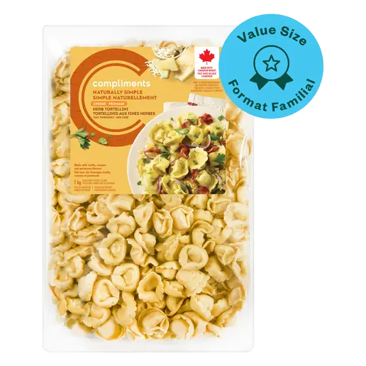 Pasta Naturally Tortellini Simple Herb & Cheese 1 kg