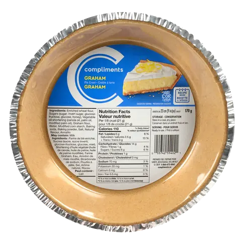 Pie Shell Graham Crumb 170 g