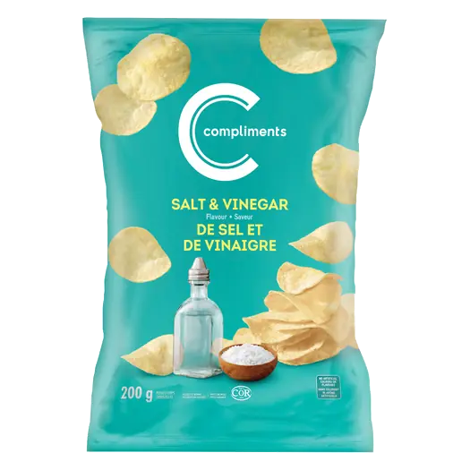 Potato Chips Salt & Vinegar 200 g