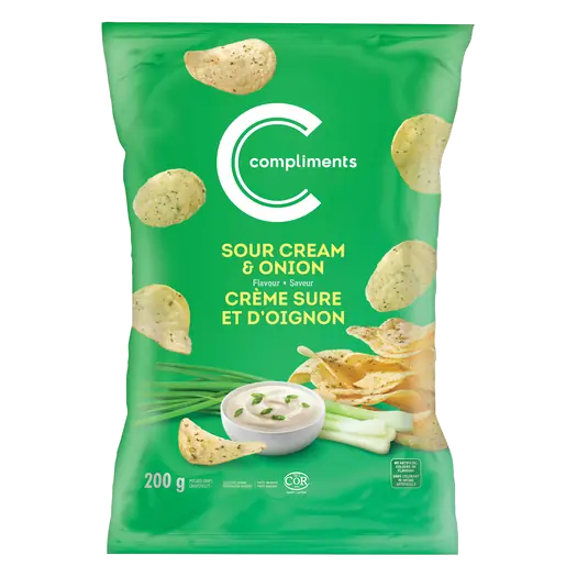 Potato Chips Sour Cream & Onion 200 g