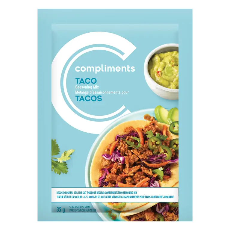 Seasoning Mix Taco Less Salt 35 g