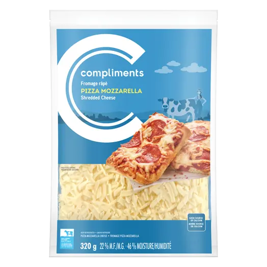 Shredded Cheese Pizza Mozzarella 320 g