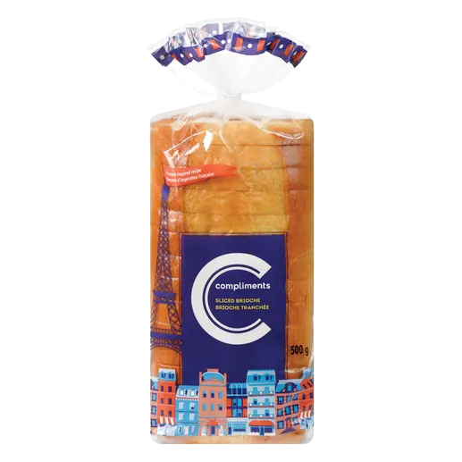 Sliced Brioche Loaf 500 g (frozen)
