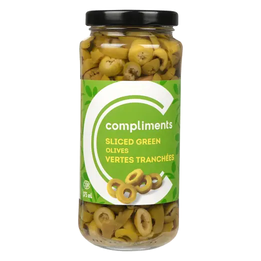 Sliced Olives Green 375 ml