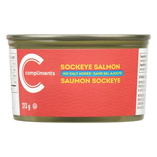 Sockeye Salmon No Salt Added 213 g