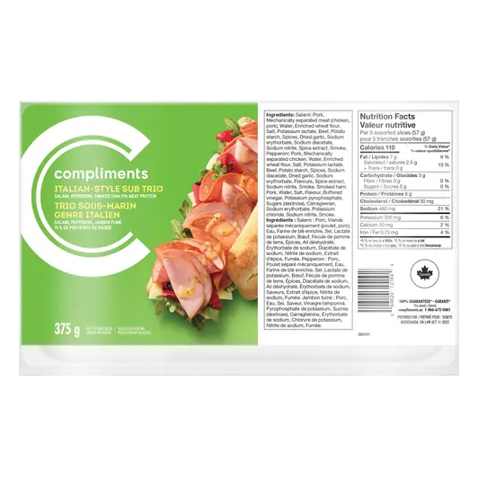 Submarine Variety Pack Italian Style 375 g