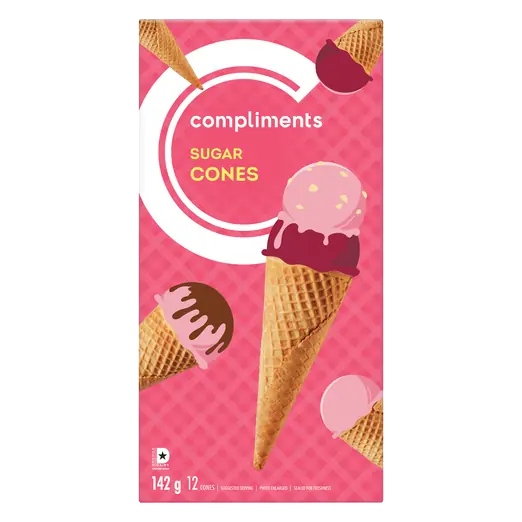 Sugar Ice Cream Cones 12 Pack