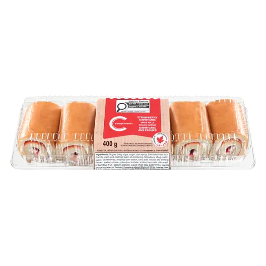 Swiss Rolls Strawberry Shortcake 400 g (frozen)