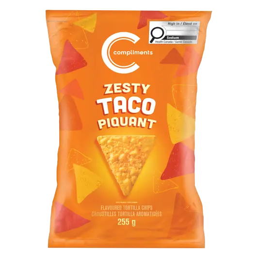 Tortilla Chips Zesty Taco 255 g