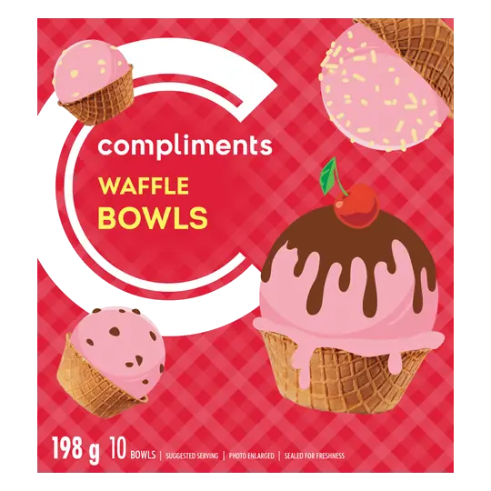 Waffle Bowls 10 Pack