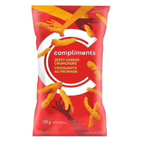 Crunchers Zesty Cheese 120 g