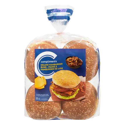 Deluxe Sesame Seed Hamburger Bun 616 g