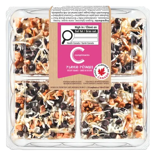 Dessert Squares 7 Layer 355 g (frozen)