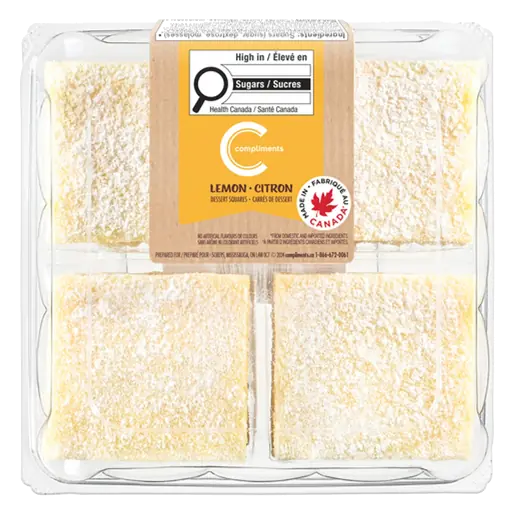 Dessert Squares Lemon 355 g (frozen)