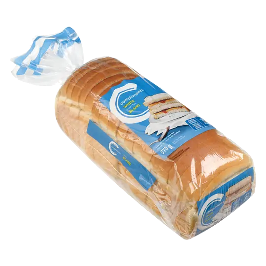 Enriched White Bread Plain 570 g