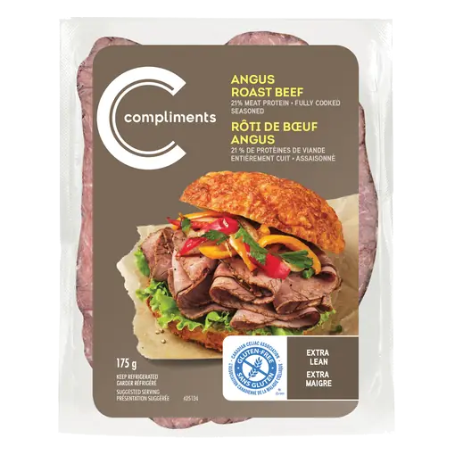Extra Lean Roast Angus Beef Sliced Meat 175 g