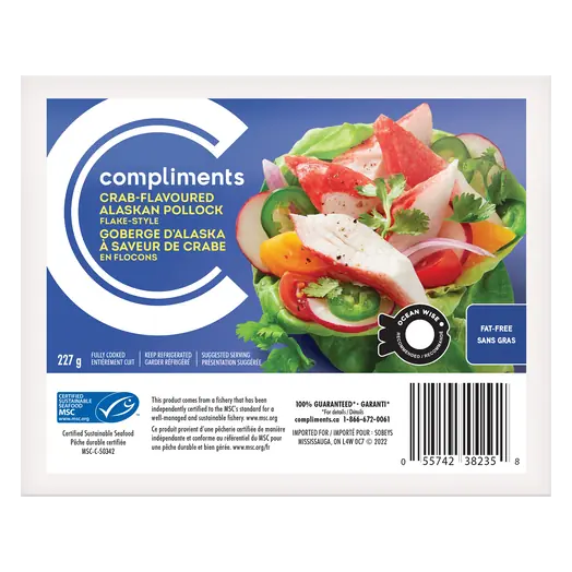 Fat-Free Imitation Crab Flakes 227 g