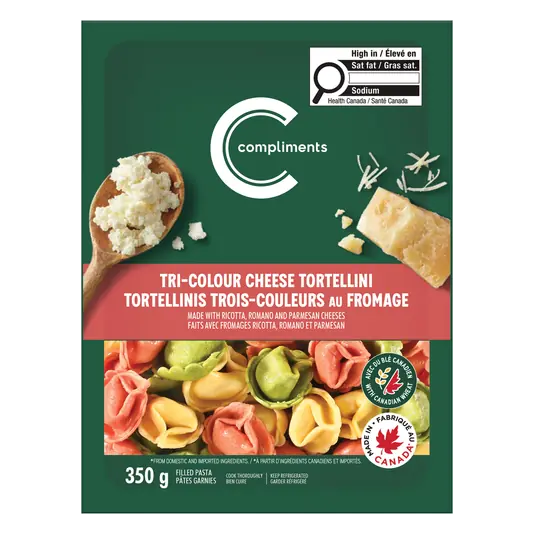 Filled Pasta Tri-Colour Cheese Tortellini 350 g