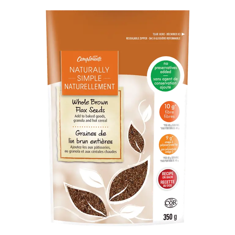 Flax Seeds Whole Brown 350 g
