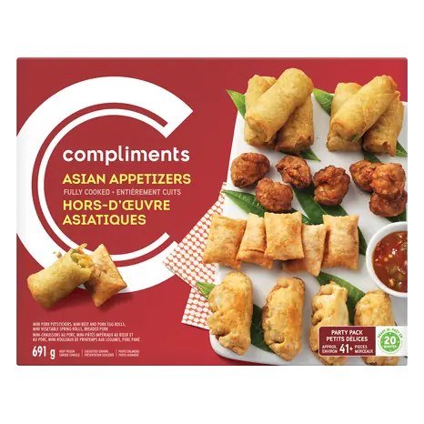 Frozen Asian Appetizers Party Pack 691 g