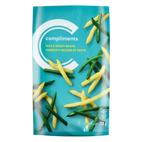 Frozen Beans Yellow Green Young Tender 750 g
