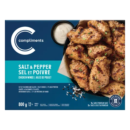Frozen Chicken Wings Salt & Pepper 800 g