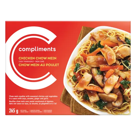Frozen Entree Chicken Chow Mein 265 g