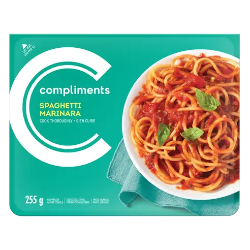 Frozen Entree Spaghetti Marinara 255 g