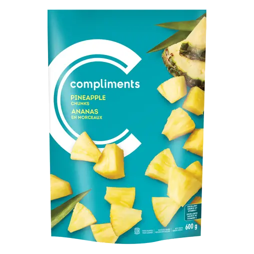Frozen Pineapple Chunks 600 g
